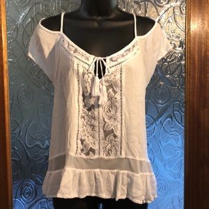 Venus White Off the Shoulder Tank Top